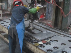 Sink Cut-out Polishing by Machine