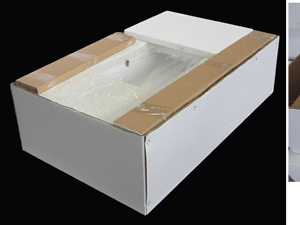 Box Packing for Vanity top with Undermount Sink