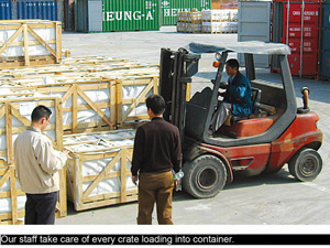 Container Loading in Yard